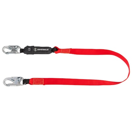 Safewaze Welding 6' Energy Absorbing Lanyard: Snap Hooks FS77430-WE